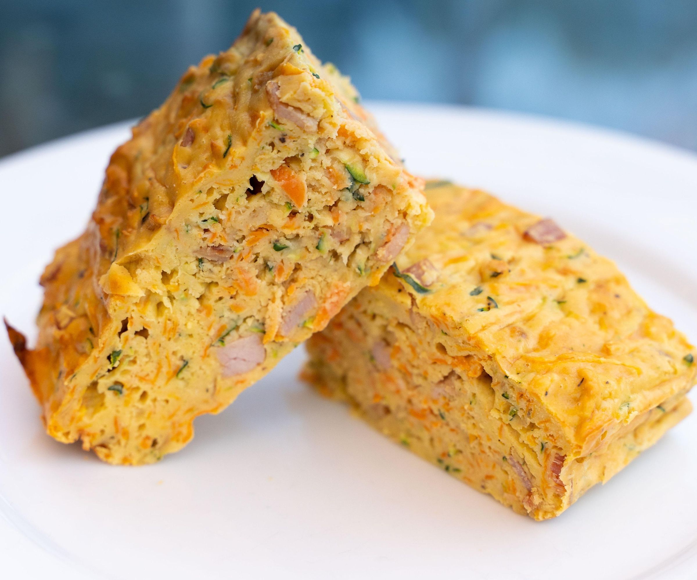 Baked Bacon & Zucchini Slice (Hidden Veggies Yay!)