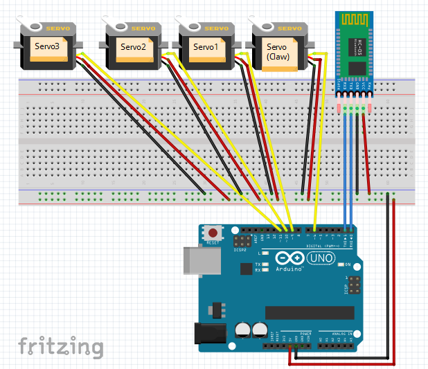 Robot hotsell bluetooth arduino