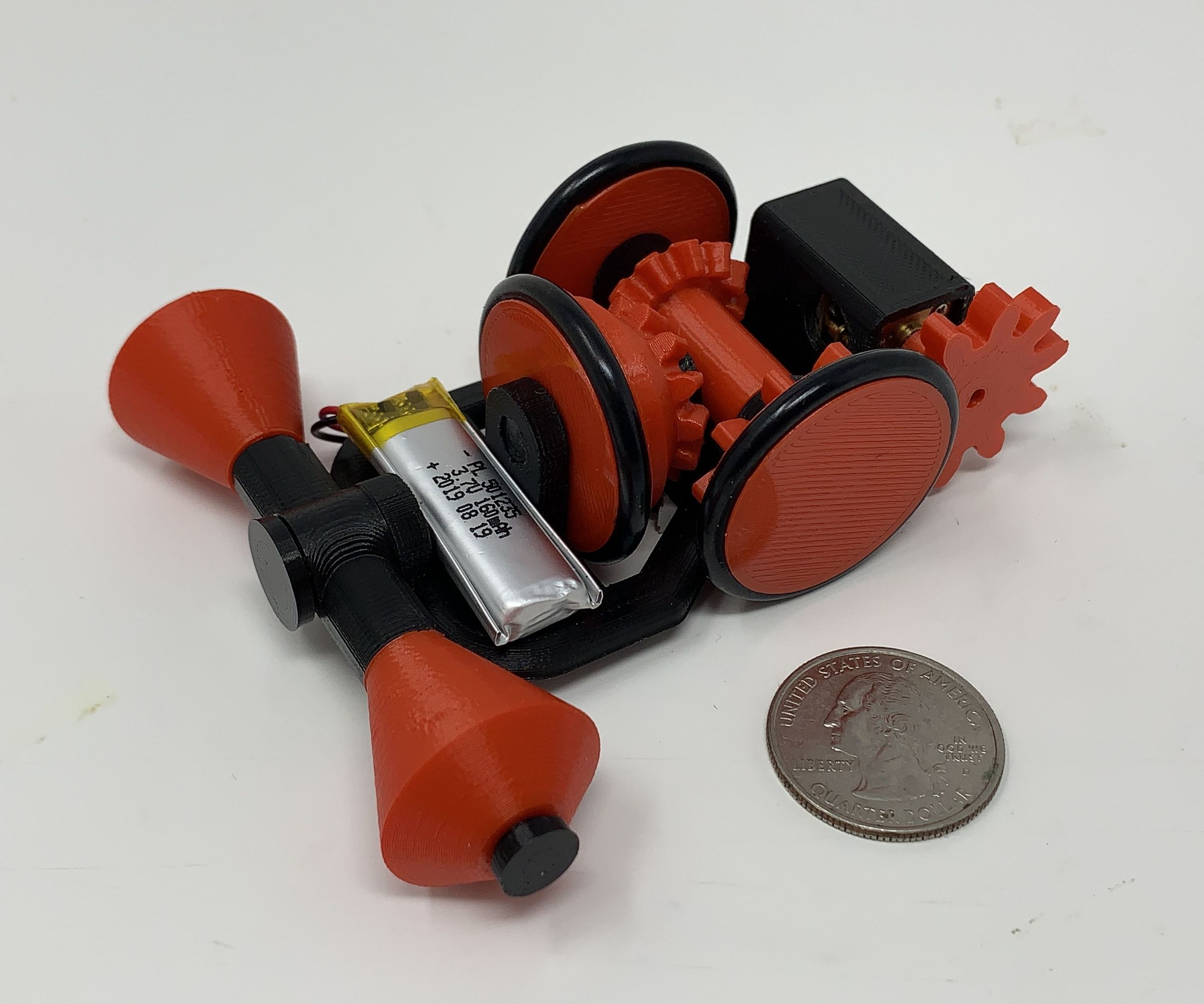 "No Fall" Toy Mechanism