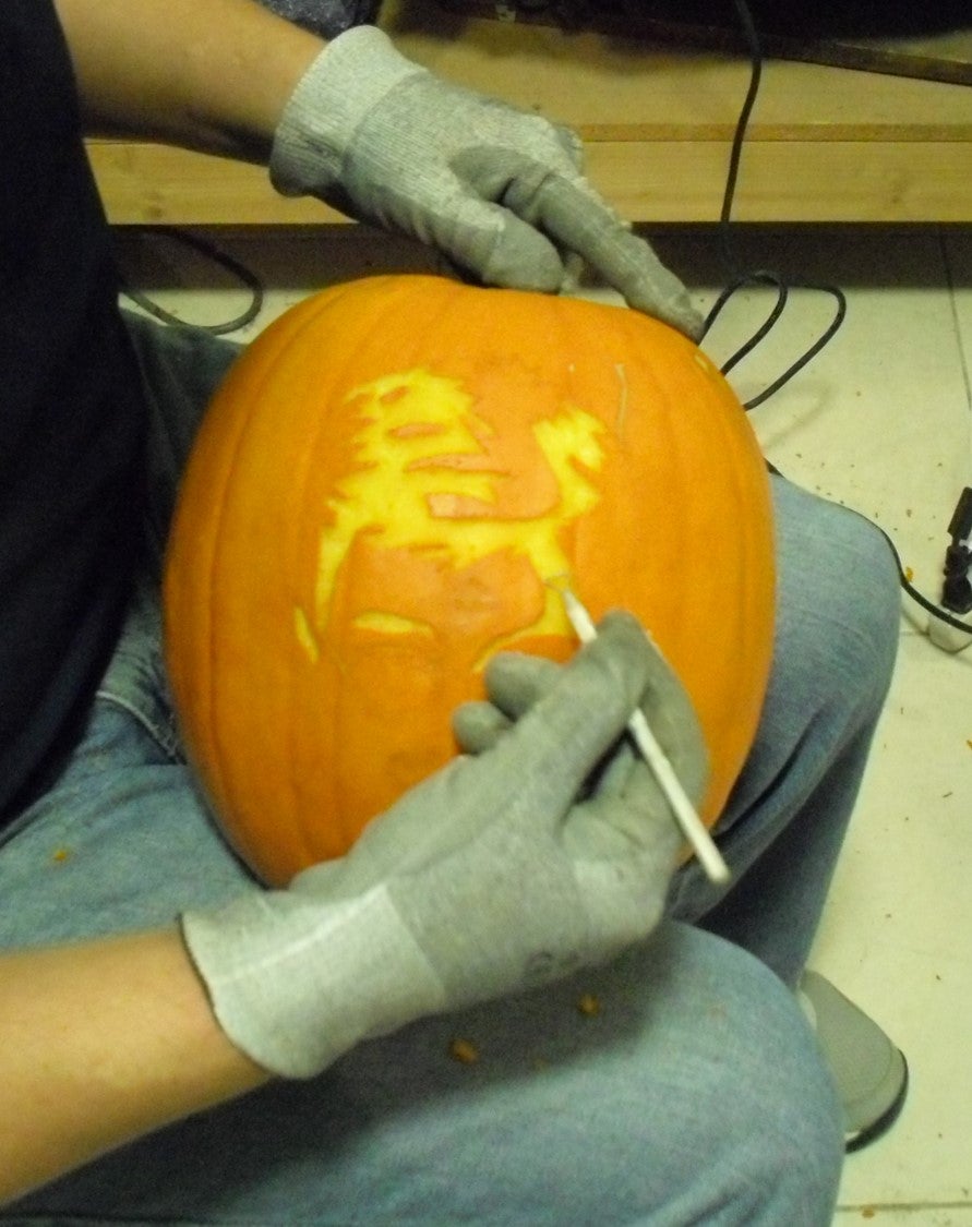 Shaving, Scooping Out the Seeds and Fibrous Strands, and Cutting Thru: