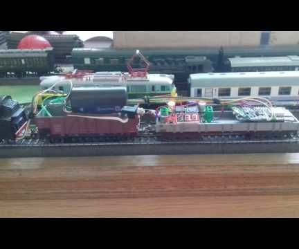 Controll Railway Model With Visuino Programmed ESP8266 Wi-Fi