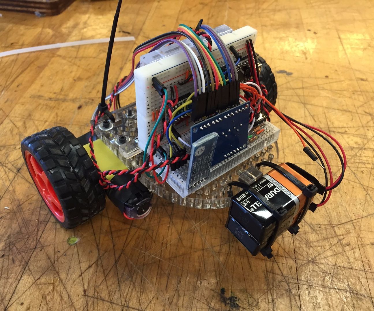 Bluetooth Controlled Line-Following Car