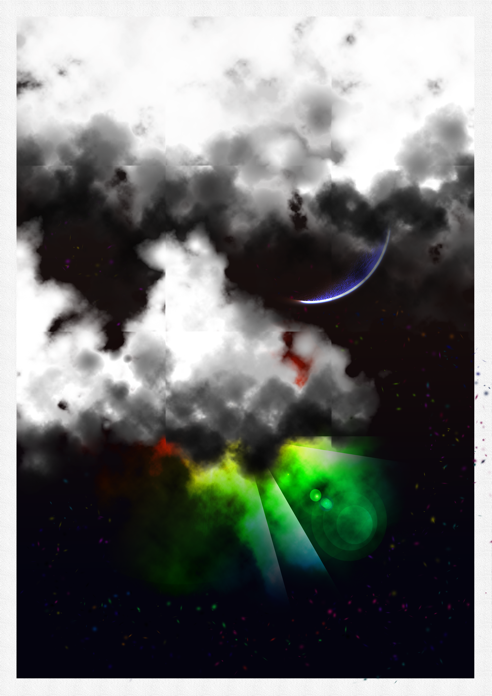 how to make a starry sky in Photoshop CS6