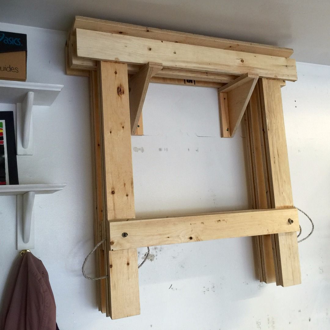 Folding Plywood Sawhorses : 5 Steps (with Pictures) - Instructables