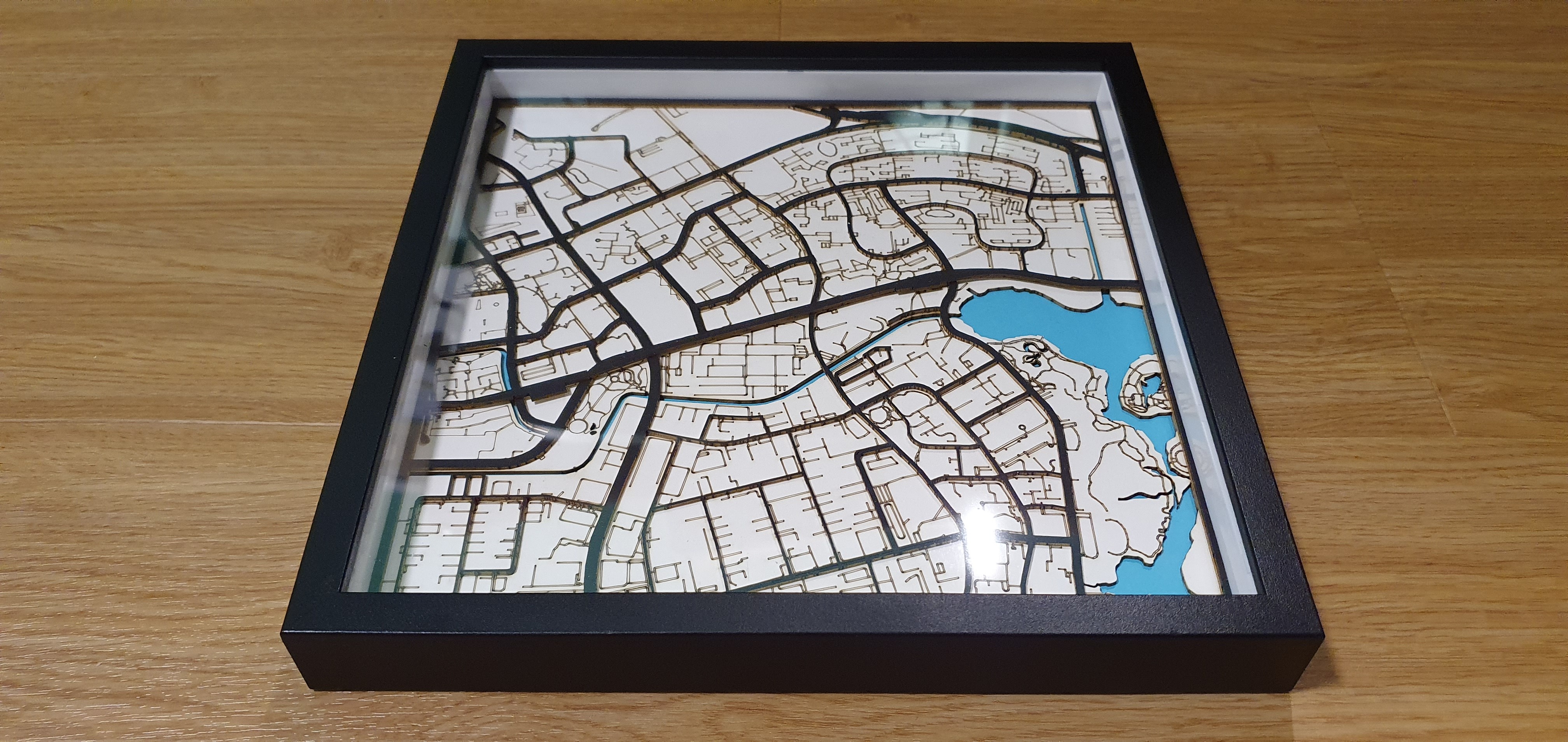 Lasercut Street Maps 8 Steps - FW3NJMHKC4SVRDT
