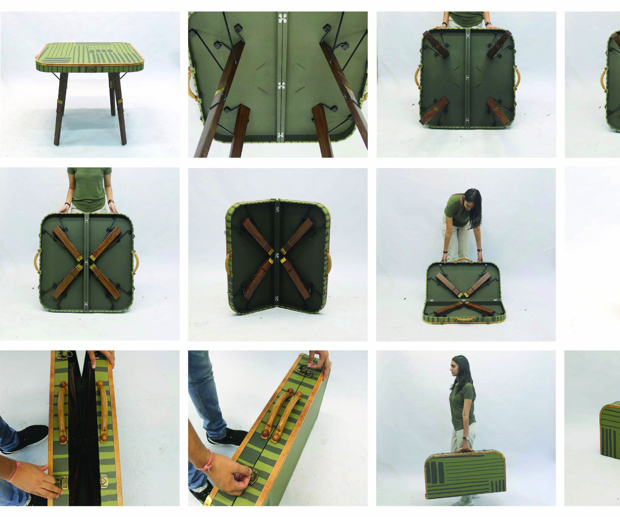 Glamping Foldable Suitcase Table