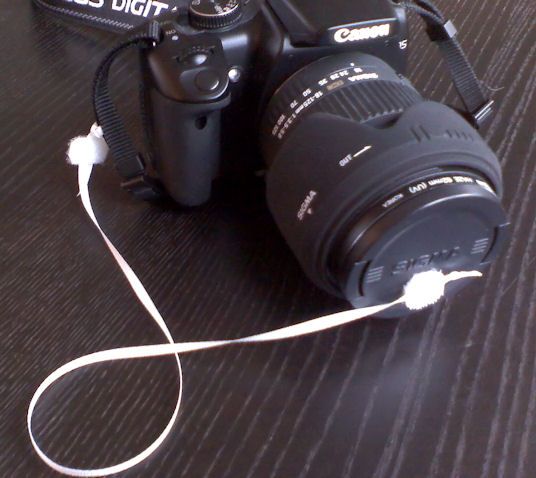 Lens Cap Lanyard and Parking Spot