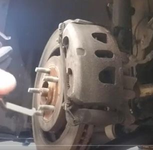 Lift Car and Remove Wheel