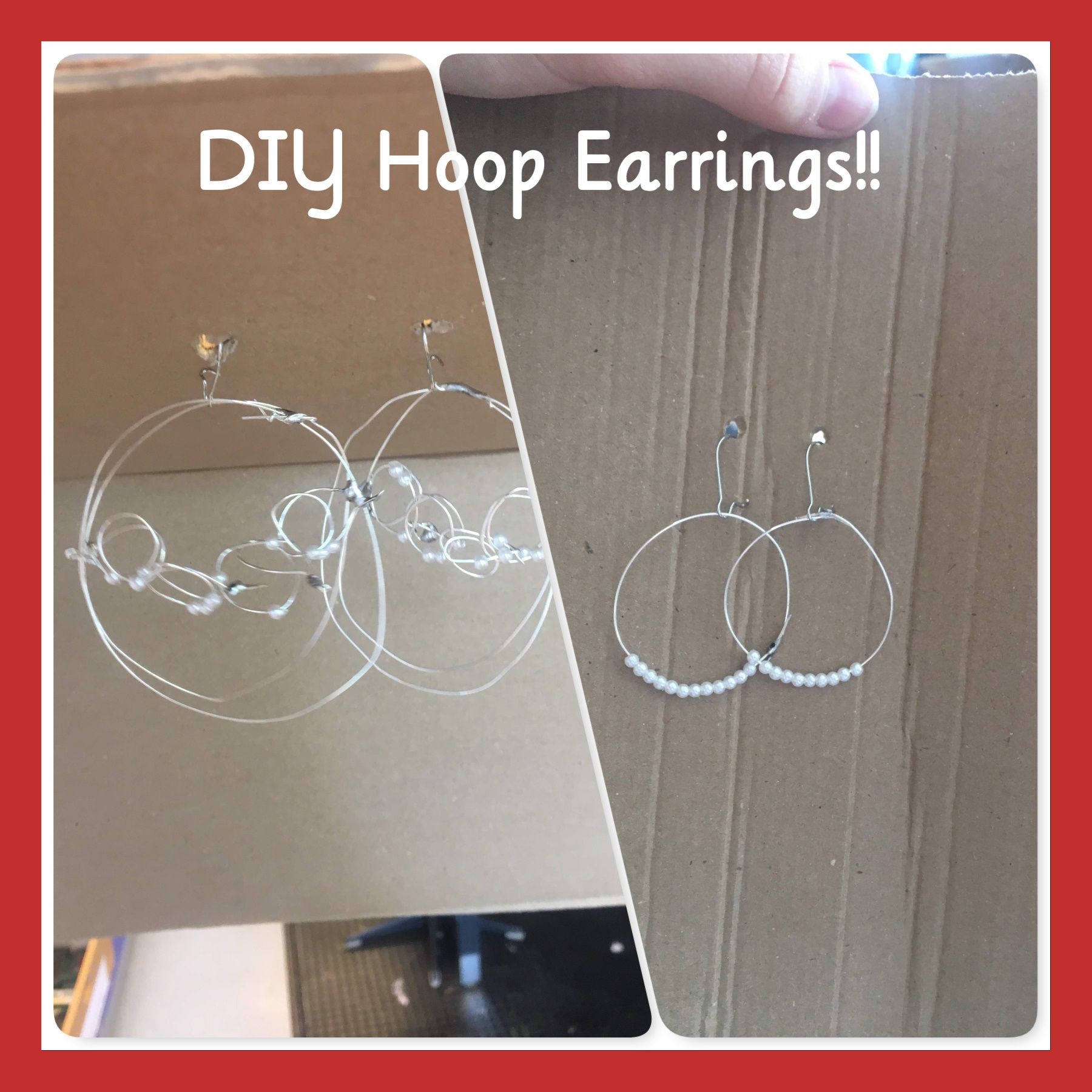 DIY Hoop Earrings 12 Steps Instructables