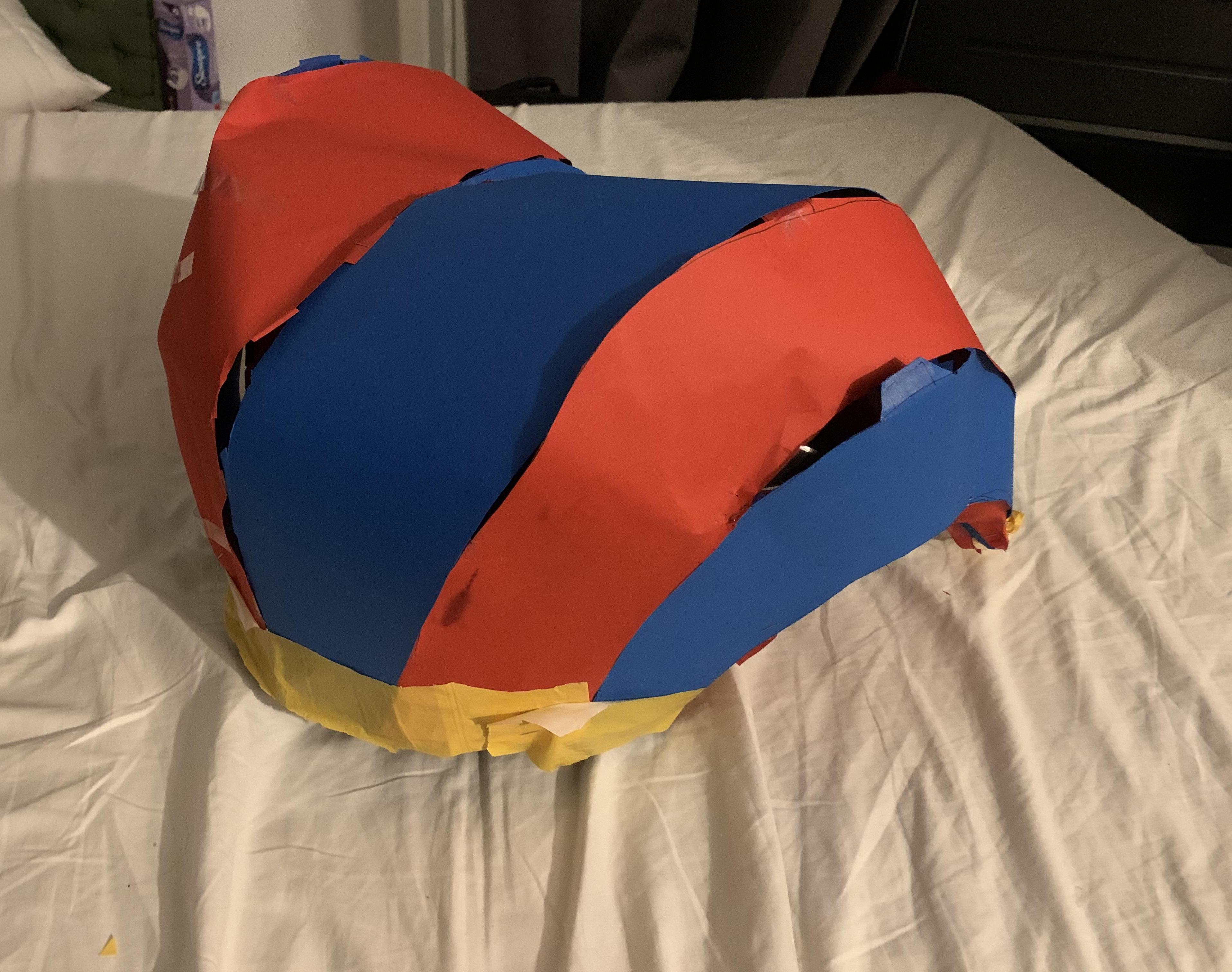 Cardboard Jester Hat Inspired From the Amazing Digital Circus