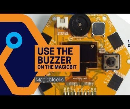 Use the Buzzer on the Magicbit [Magicblocks]