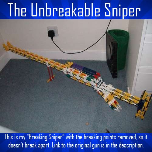 The Unbreakable K'nex Sniper
