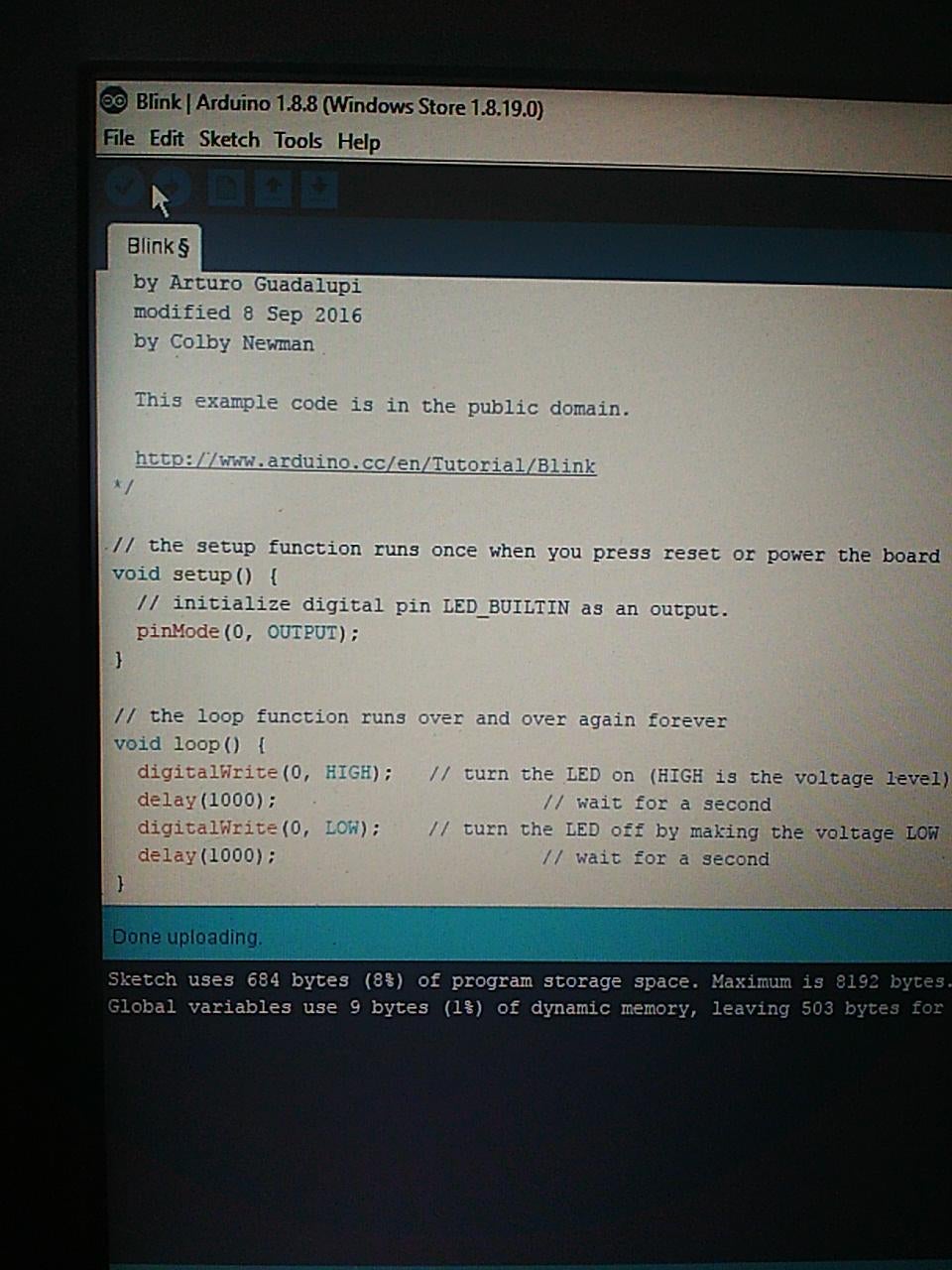 Upload the Blink Sketch - or Just Any Other Sketch