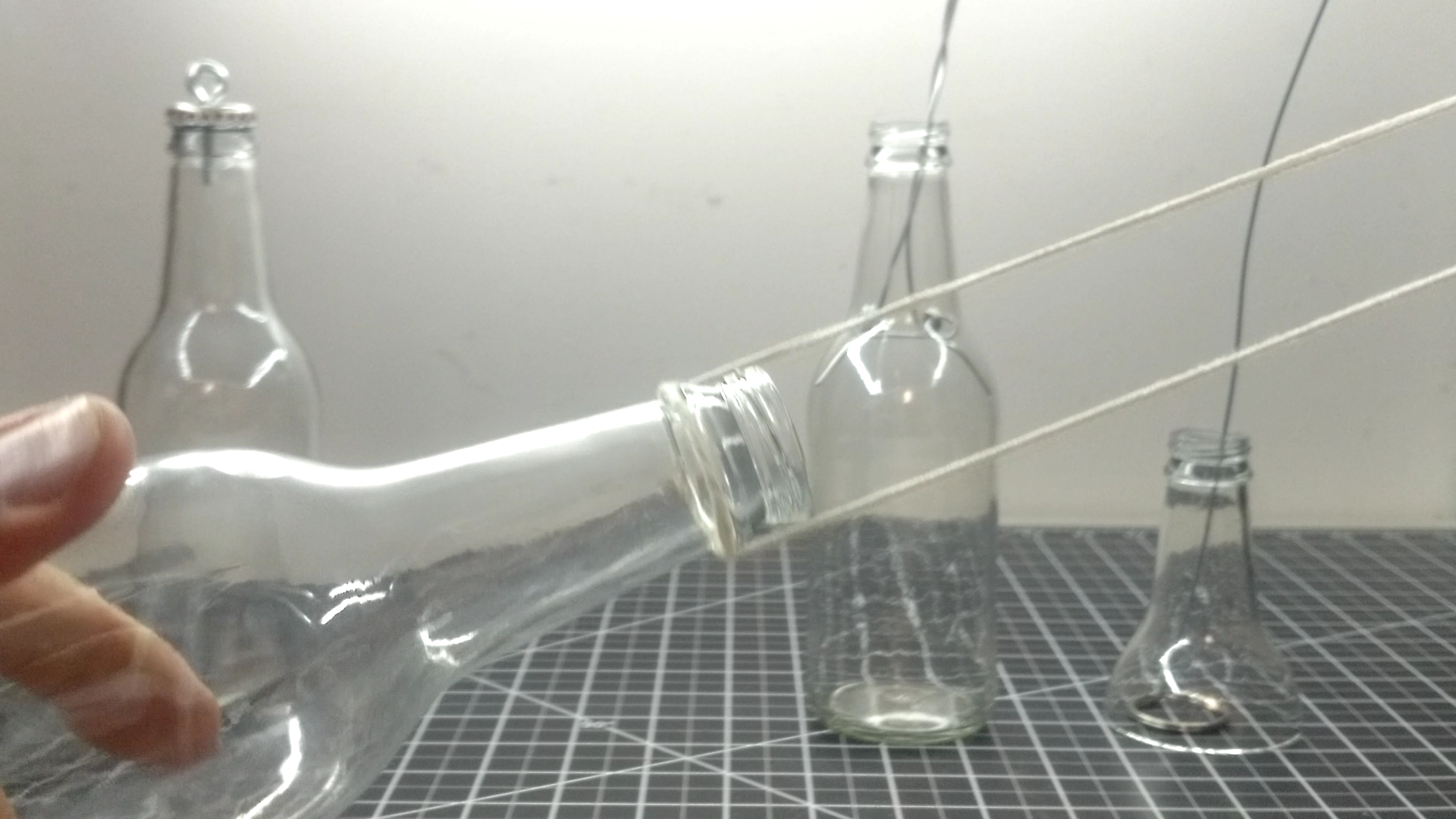 Hang a Glass Bottle 4 Ways 6 Steps Instructables