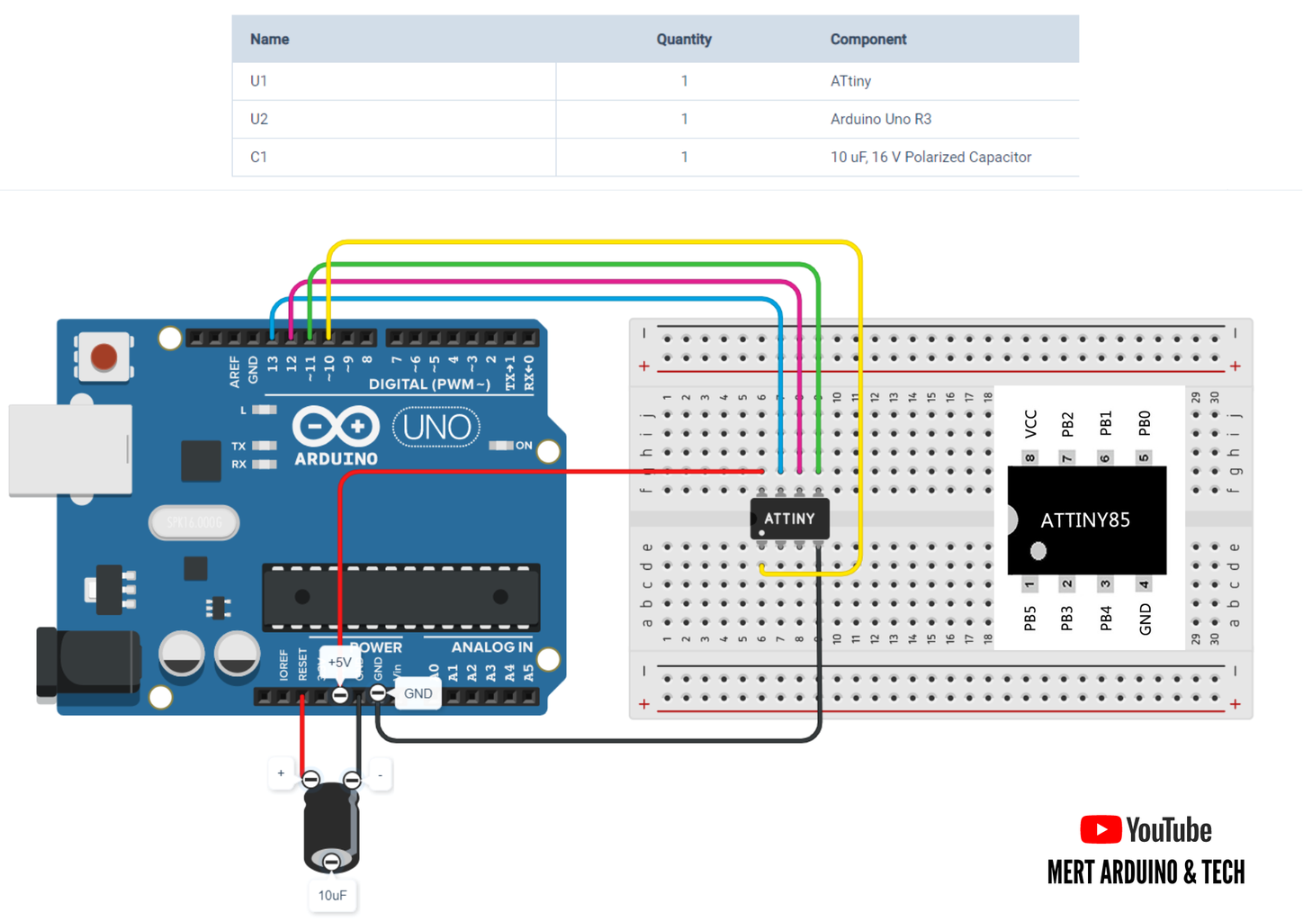 ATtiny85 Wearable Vibrating Activity Tracking Watch & Programming ...