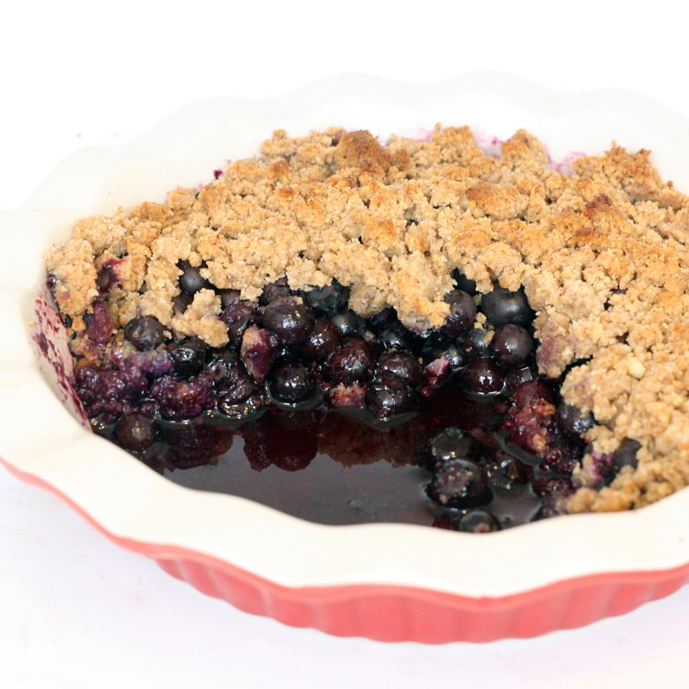 Easy Blueberry Crumble | Paleo Friendly