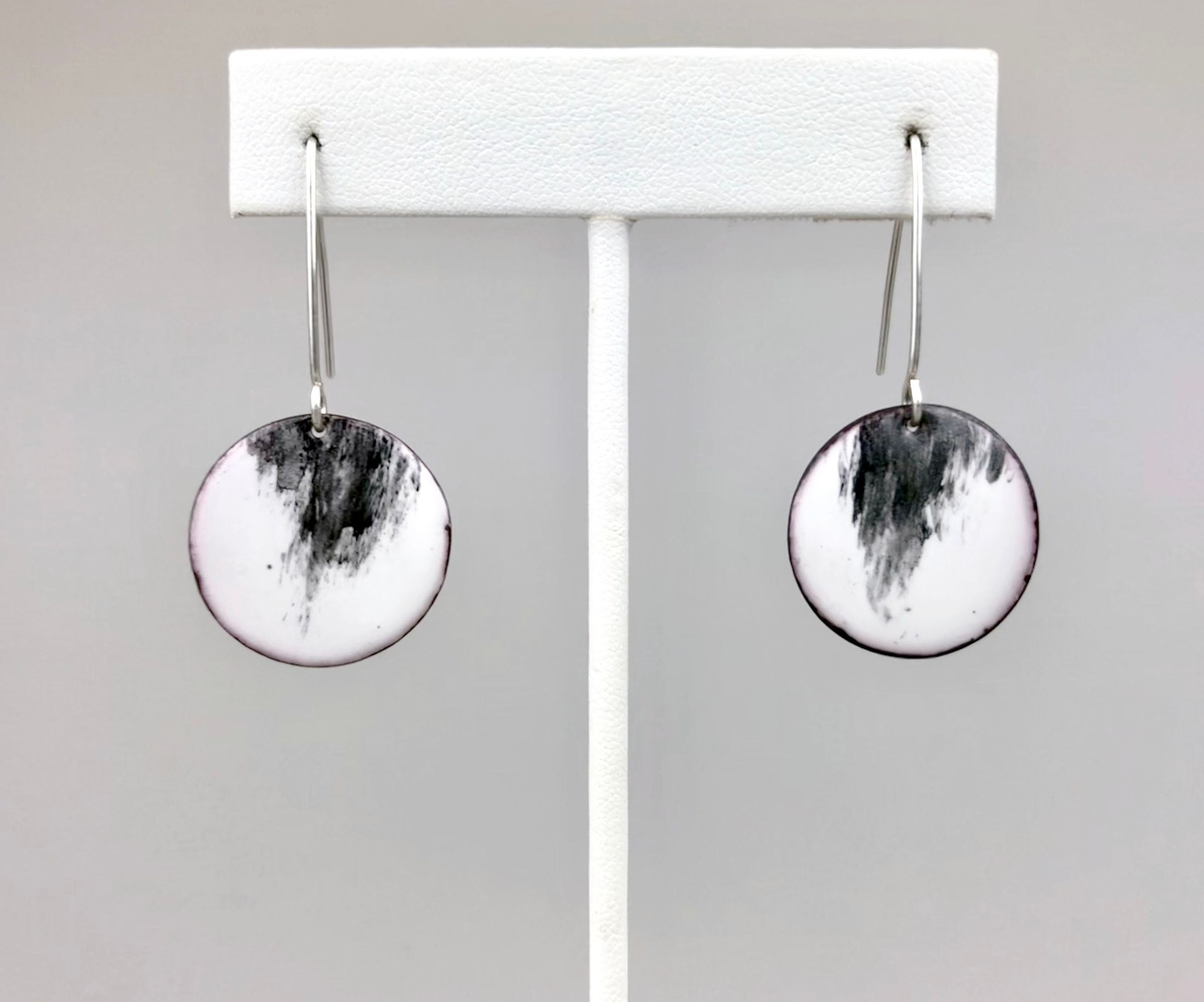 Rorschach Liquid Enamel Earrings