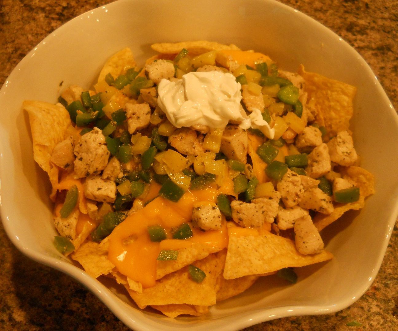 Twisted Chicken Nachos