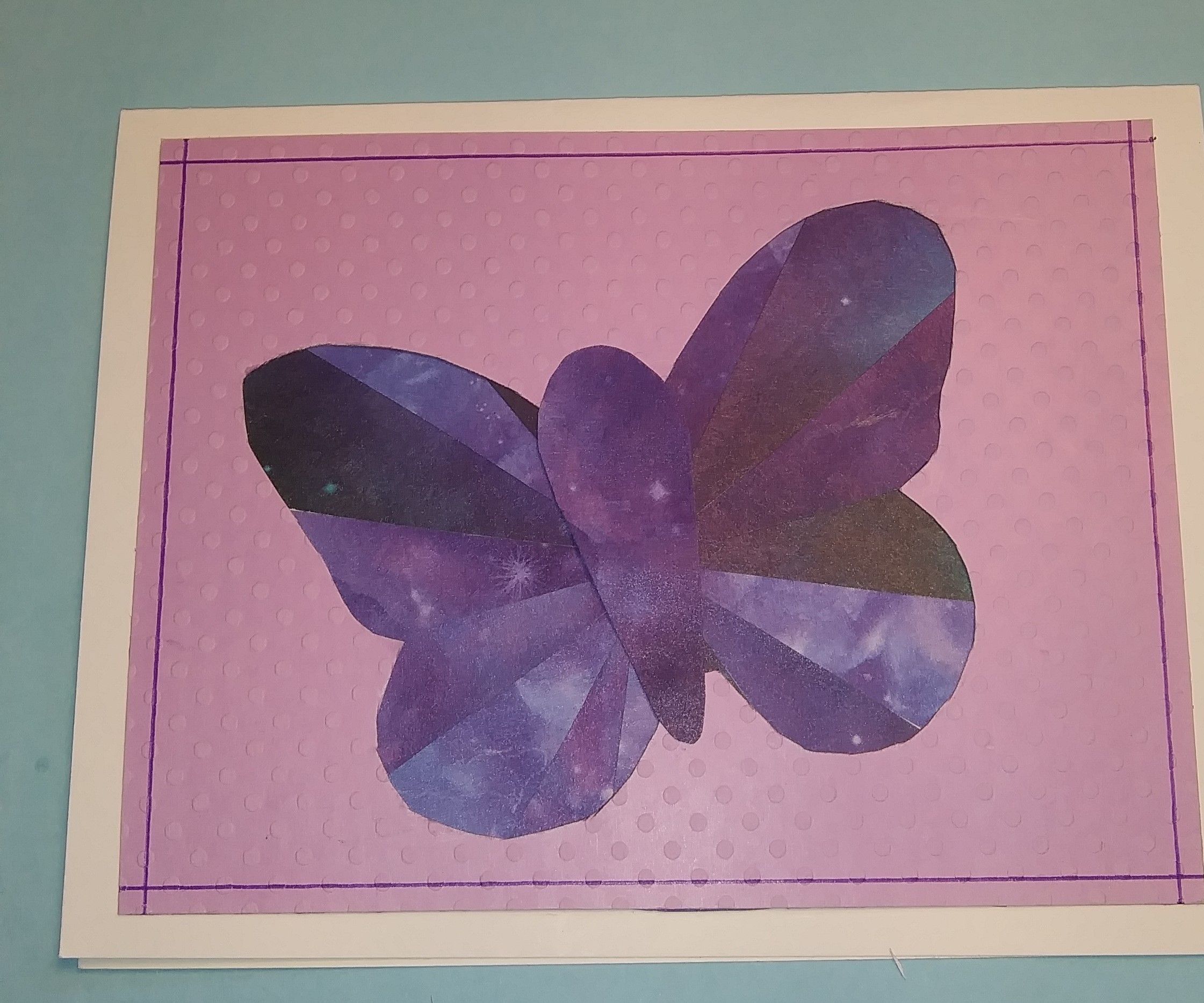 Paper Quilt Butterfly Card