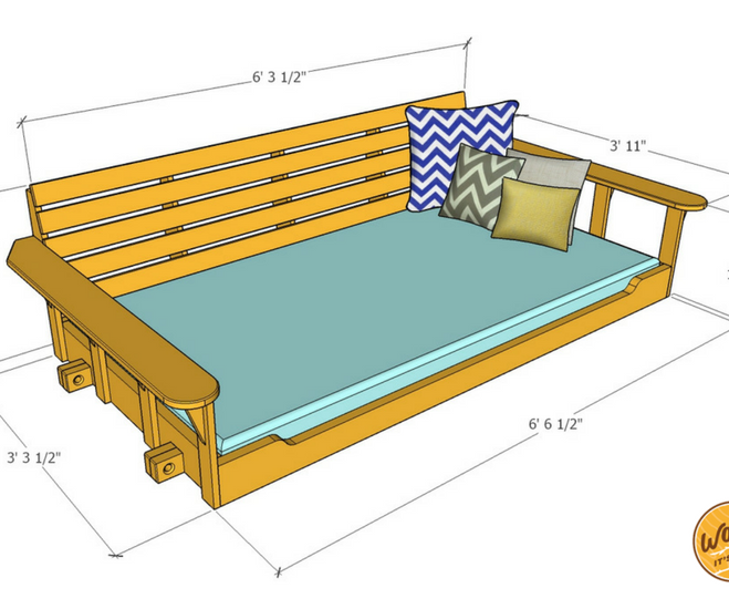 Porch Bed Swing: Relaxing Times Ahead