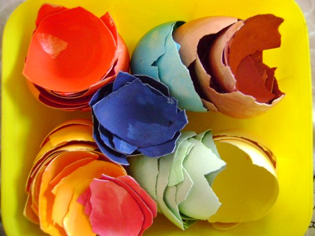 Egg Art Ideas-Dye and Try!