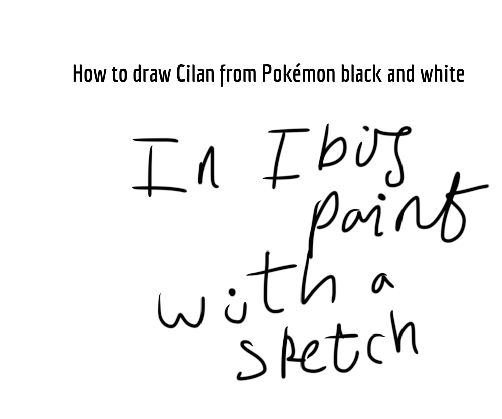 How to Draw Cilan 