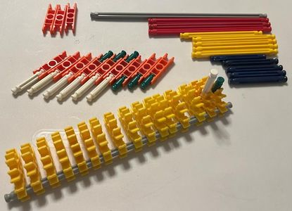 Attach the White Rods, Then the Blue Rods