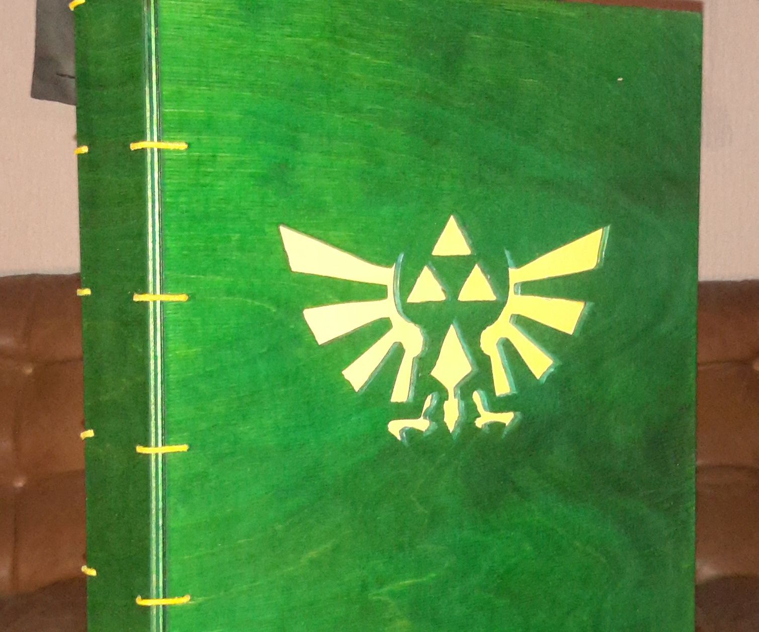 Legend of Zelda Inspired Wood Binder
