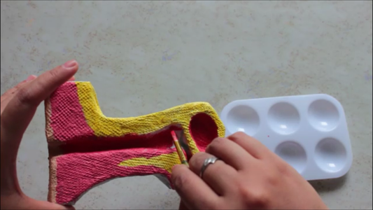 Step by Step How to Make 3d Human Ear Anatomy Model/Diagram : 5 Steps ...