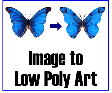 Image to Low Poly Vector Art