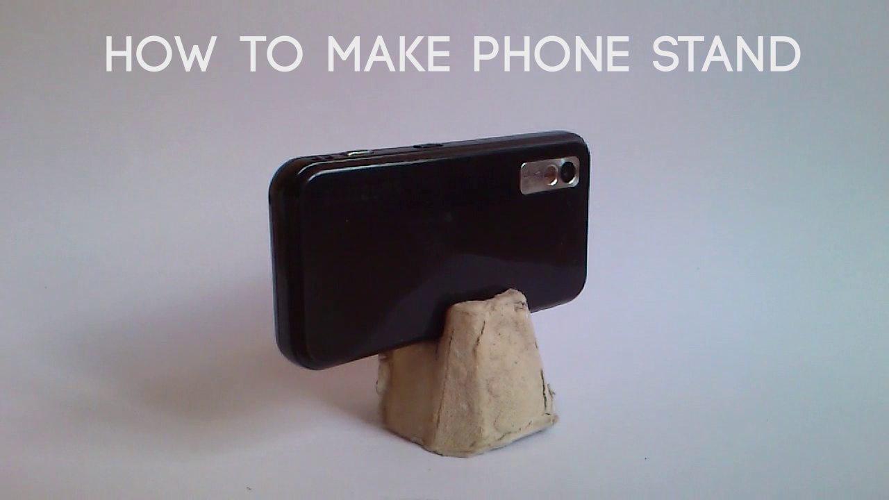 Make simple and cheap phone holder/tripod