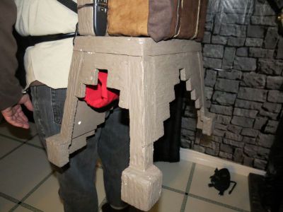 Step 5: the Backpack. Featuring the King's Chair