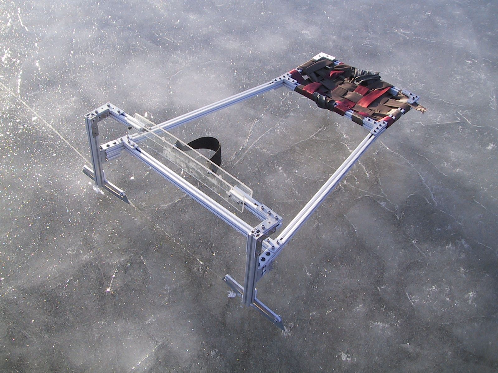 Traditional Polynesian Ice Canoe (Ice Proa) - How to Kite Ice Sail