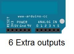 How to add 6 extra pins to your Arduino with no extra hardware