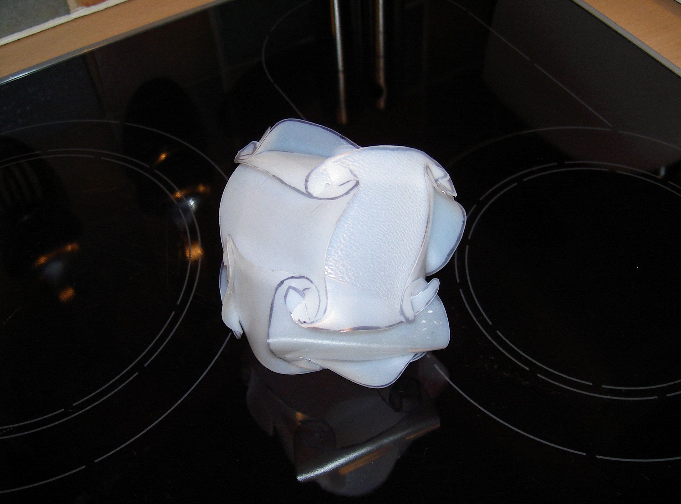 Milk bottle polygon night light