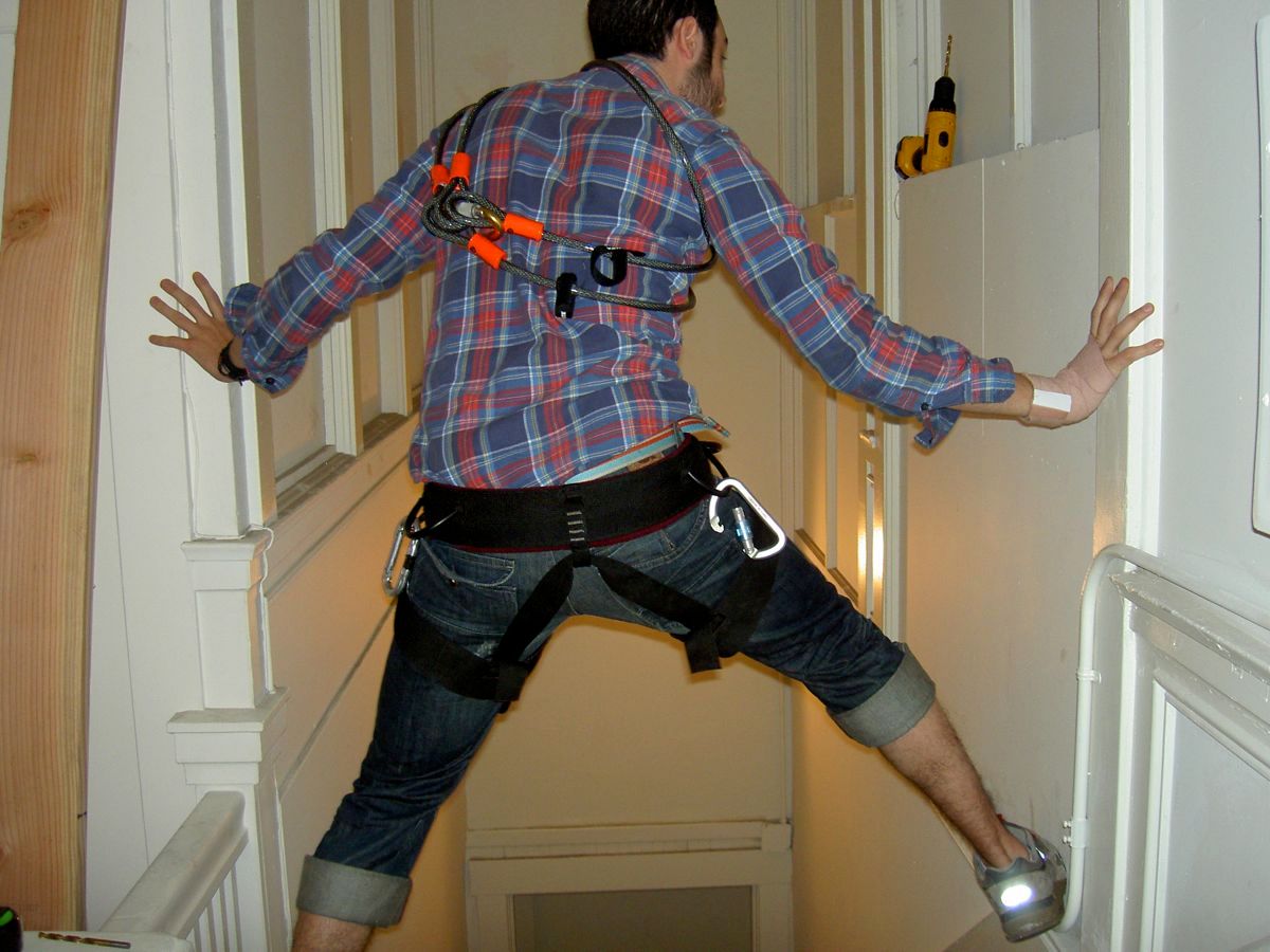 Turn an Empty Stairwell Into a Storage Loft