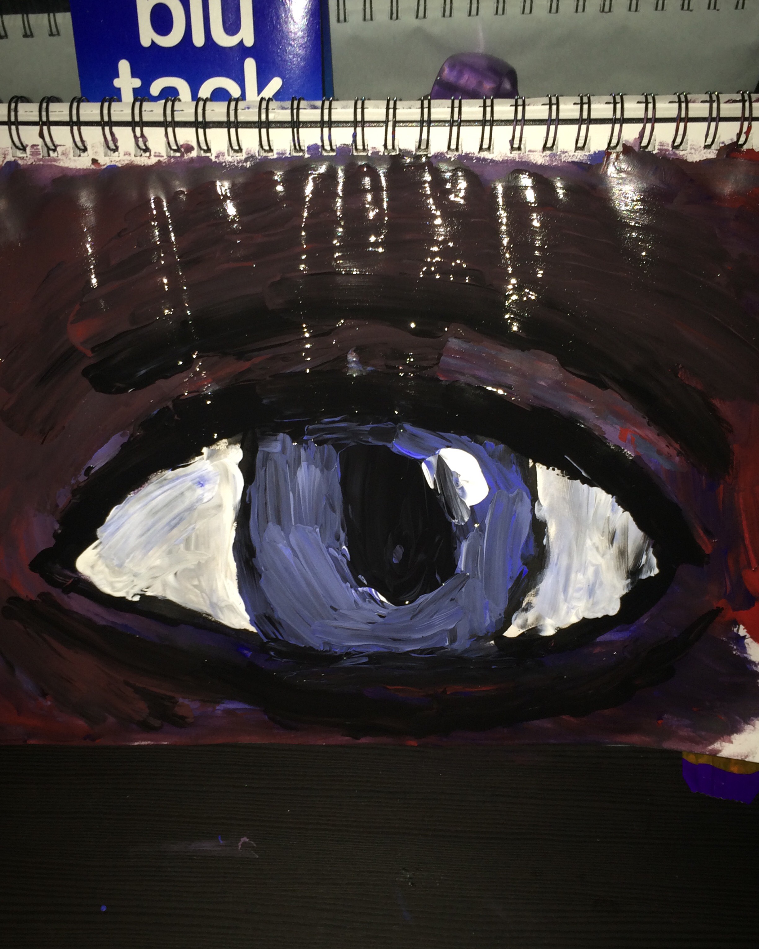Eye Finger Painting 