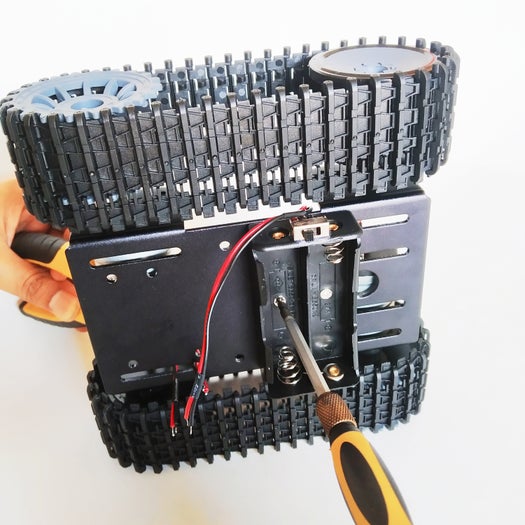 Install Battery Holder & Switch