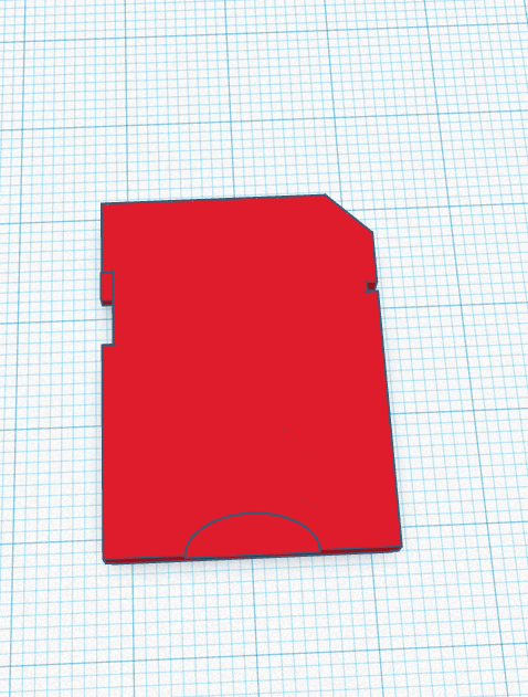 Micro SD Card Reader 3D Model