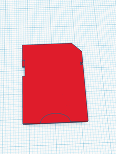 Micro SD Card Reader 3D Model
