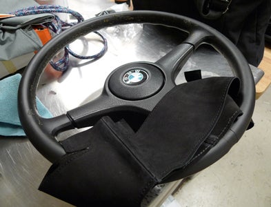 Reupholstering a Steering Wheel