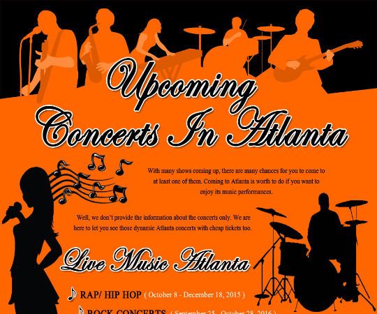 Upcoming Concerts in Atlanta
