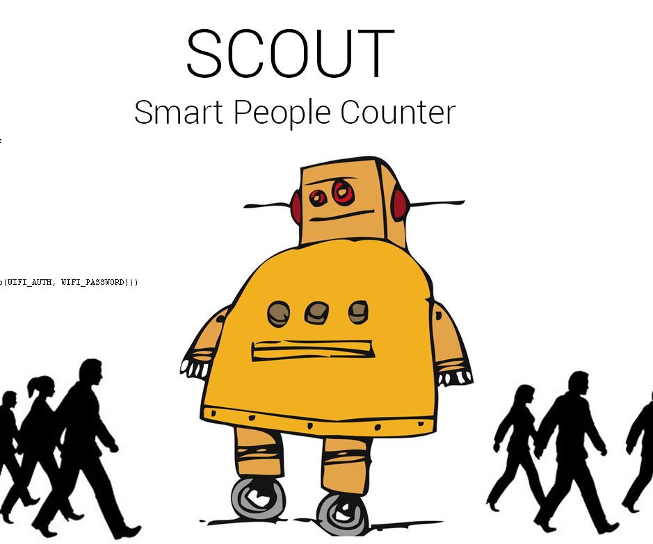 SCOUT : Smart People Counter! ( A low cost counter for Crowd Density Mapping at Large Gatherings and Shopping Malls )