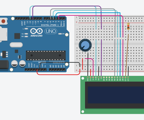 Mensagem No LCD
