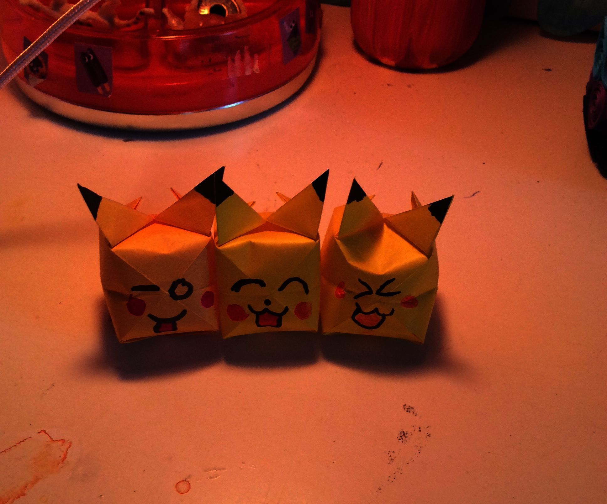 Origami Pikachu 