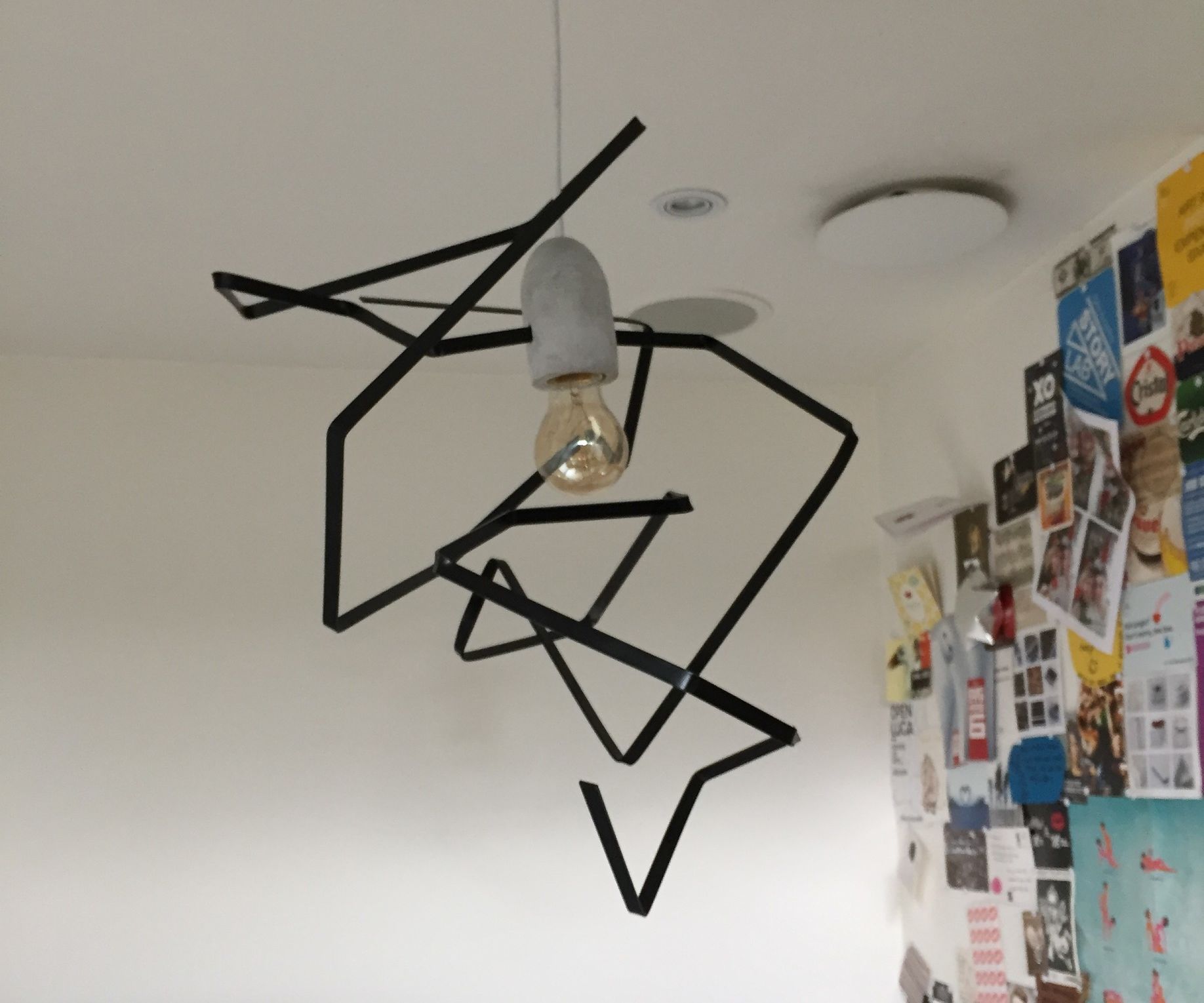 Concrete modern lamp