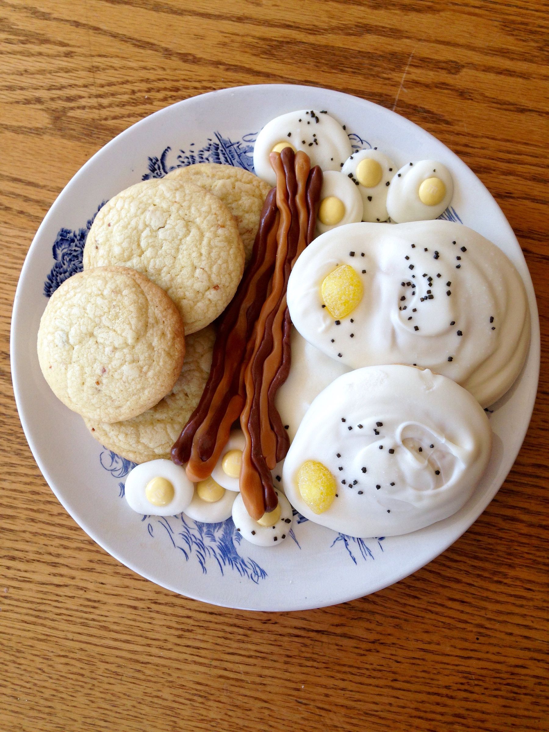 Bacon & Eggs (Bacon Bourbon Cookies)
