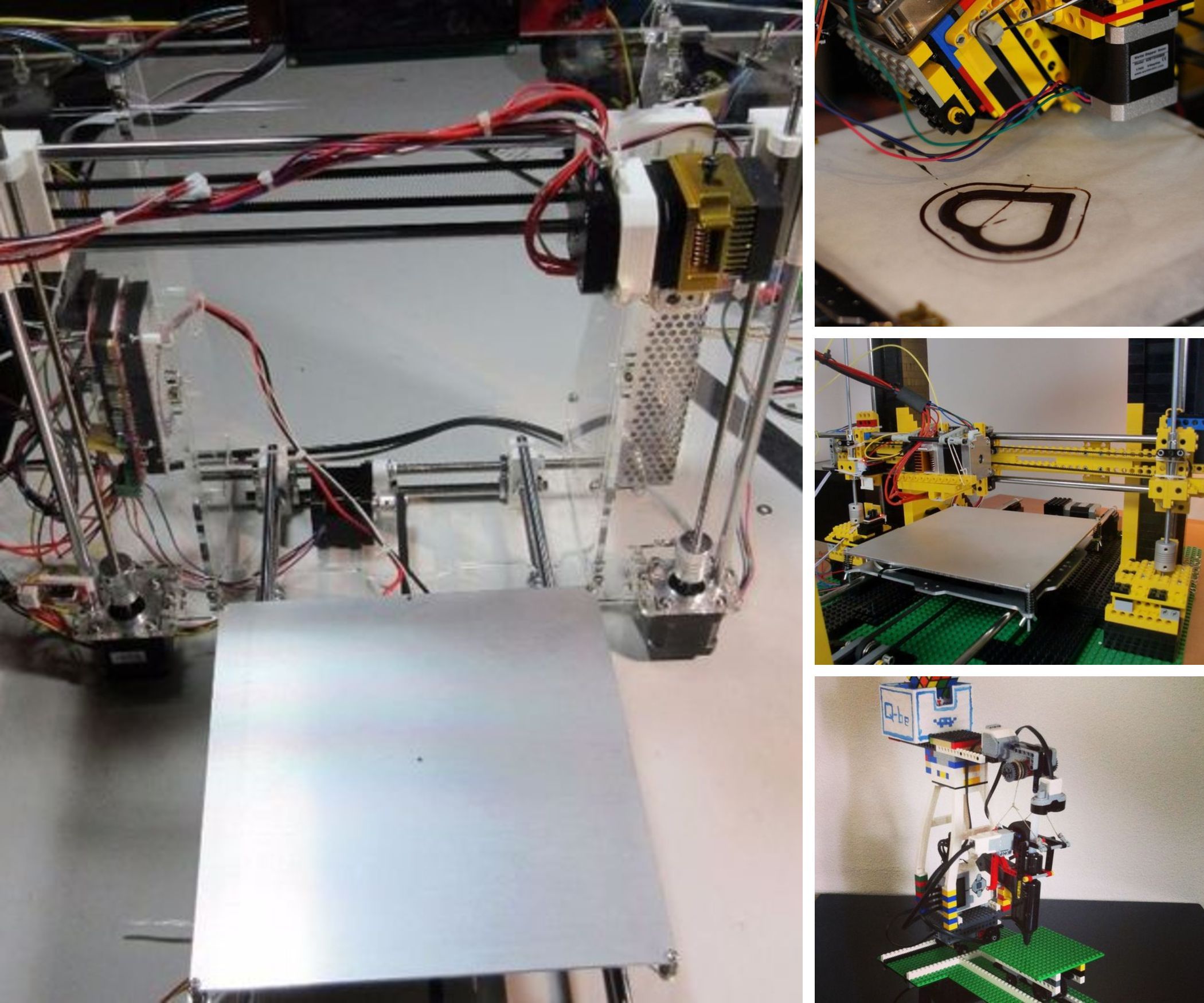 Some DIY 3D Printers