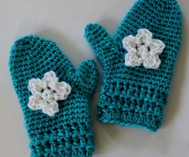 Easy Crochet Mittens