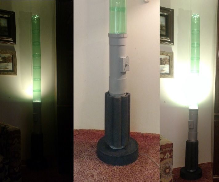 Giant Lightsaber Floor Lamp